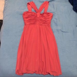 BCBG Salmon Cocktail Dress